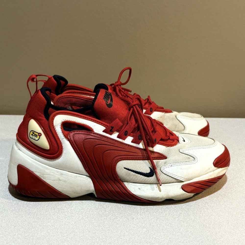 Nike Zoom 2K Off White/Obsidian-University Red Men's Shoes AO0269-102 Size 9
